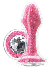 NS Novelties Stardust Glam Anal Plug Pink Butt Plugs